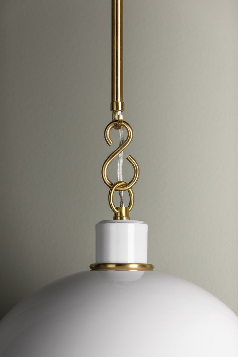 CAMILLE Pendant — Aged Brass
